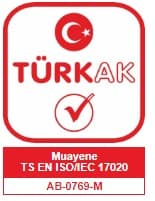 TÜRKAK Akreditasyon Belgesi — AB-0769